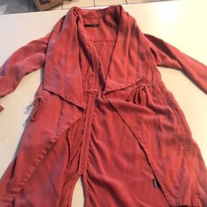 Long sleeve orange nice cover up. From BKE.